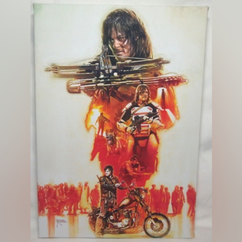 Walking dead supply drop 1 of 4 limited canvas